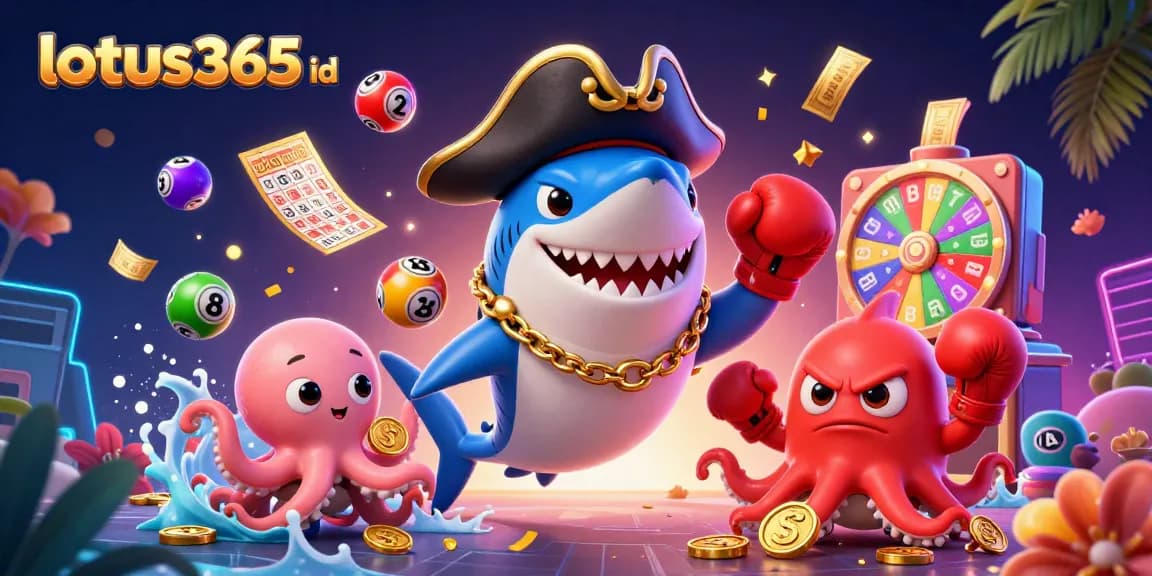 Engage in thrilling gaming excitement with lotus365 id, featuring colorful lottery elements and dynamic characters.