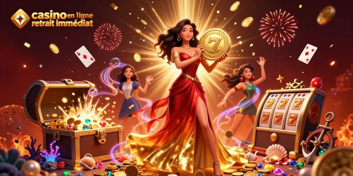 Vivez des moments gagnants avec le casino en ligne retrait immédiat, mettant en vedette des personnages vibrants et des éléments de jeu dynamiques.