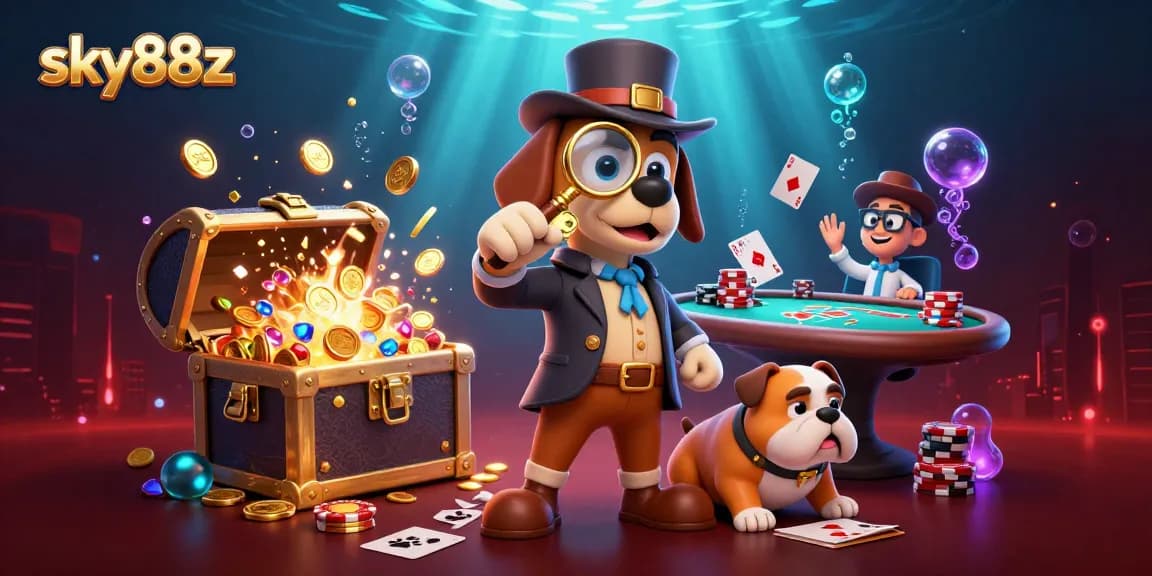 Place your bets at sky88z with vibrant poker action and treasure-hunting excitement.
