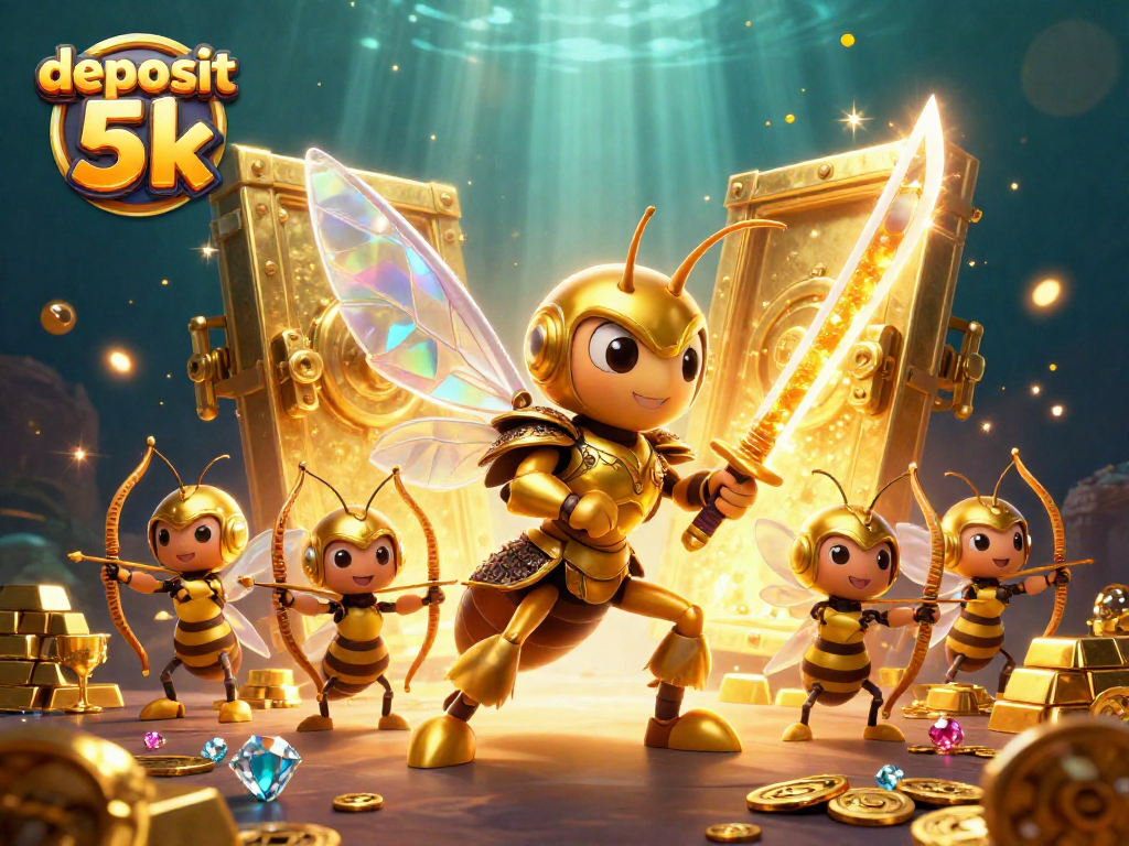 Experience winning moments in gaming with our vibrant deposit 5k themed illustration.