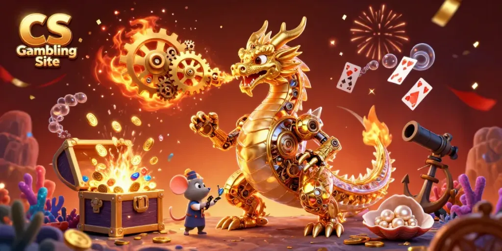 Engage in exciting gameplay at the CS Gambling Site with vibrant characters and festive elements.