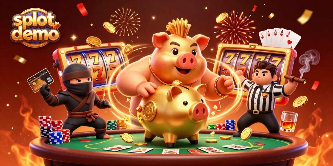 Permainan slot demo yang menarik dengan karakter unik dan suasana kasino yang meriah