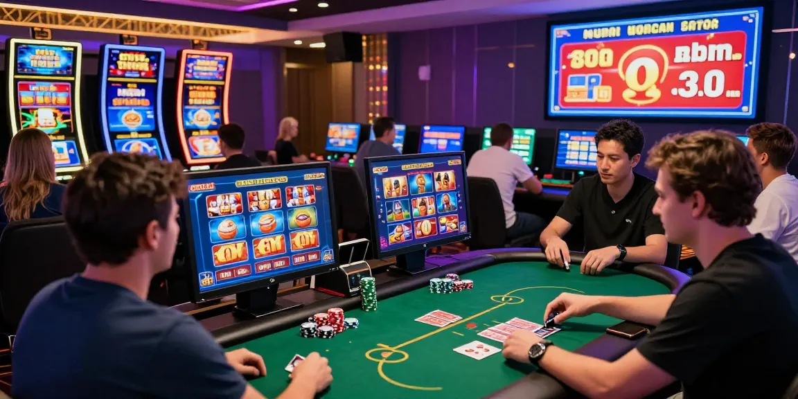 Online casino gaming at scoarch.org.uk showcasing players using credit cards for fast transactions in a vibrant environment.