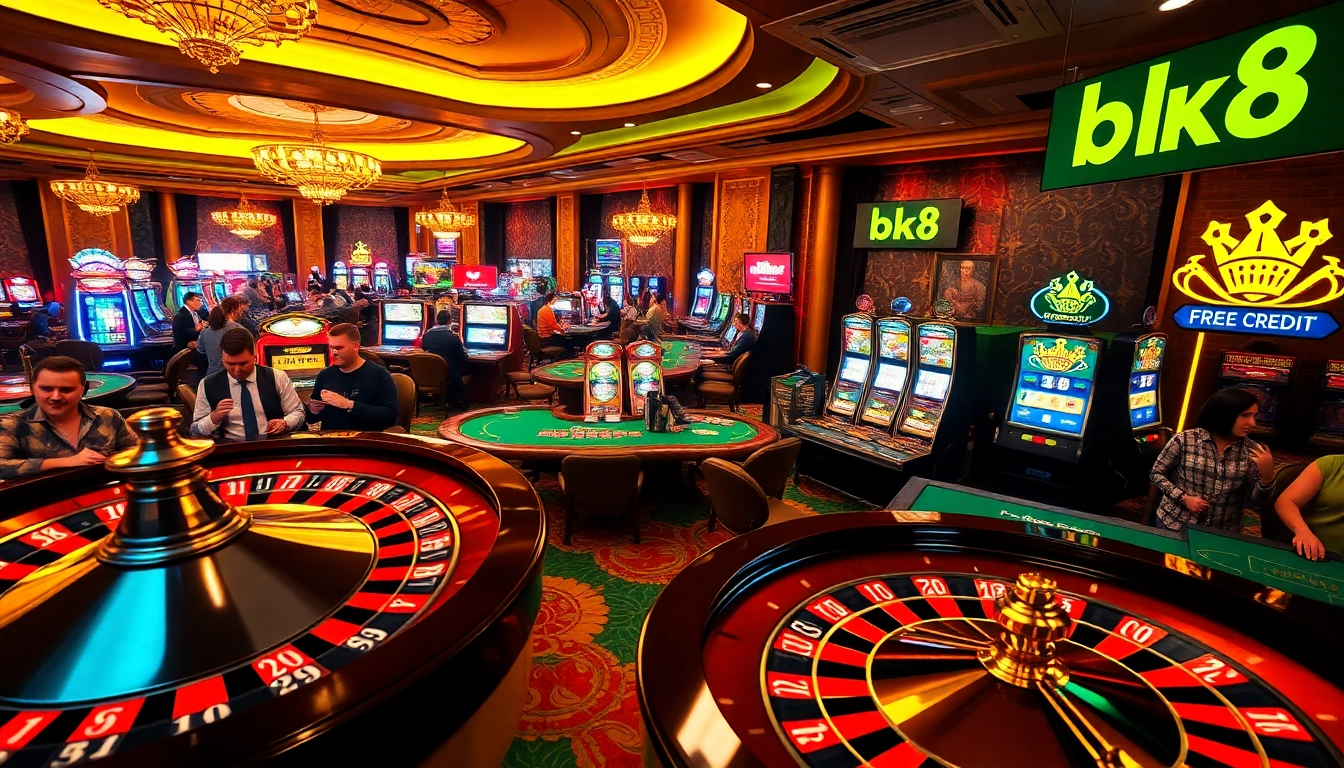 Experience the excitement of bk8 เครดิตฟรี at a vibrant online casino with thrilling games.