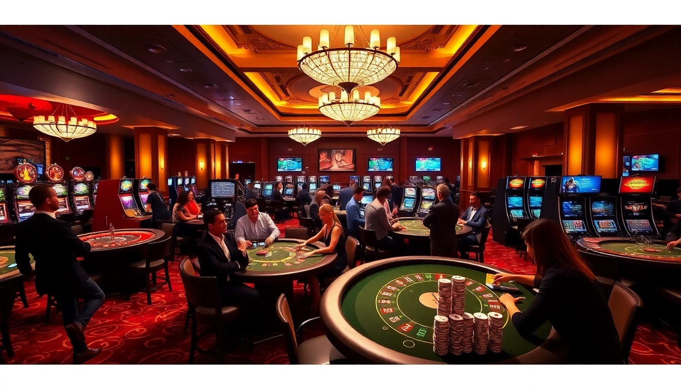 Experience the vibrant atmosphere of SODO CASINO with exciting games and high-stakes action.